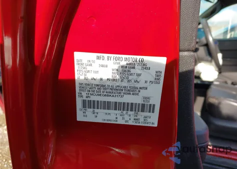 2011 Ford Escape Limited z USA, uszkodzony, nr VIN 1FMCU9EG8BKA31737